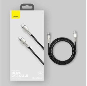 Купить Кабель Baseus Cafule (CATJK-D01) USB-C/USB-C 100W 2m (Black)
